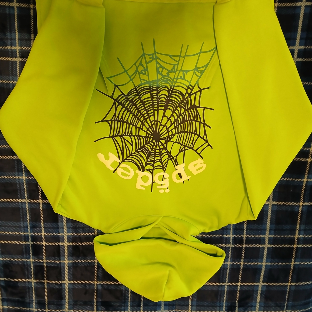 Spider Graphic Lime Green Jacket